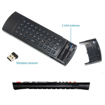 Bàn phím không dây Mini Mini 3D 2.4G với Điều khiển từ xa 360 độ không định hướng